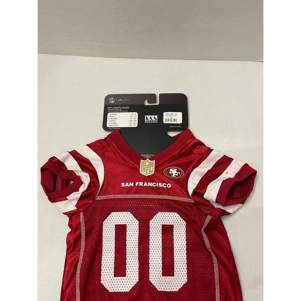 Pets First NFL San Francisco 49ers Jersey Size Large New